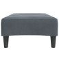 vidaXL Fußhocker Dunkelgrau 77x55x31 cm Samt vidaXL Fußhocker Dunkelgrau 77x55x31 cm Samt