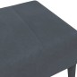 vidaXL Fußhocker Dunkelgrau 77x55x31 cm Samt vidaXL Fußhocker Dunkelgrau 77x55x31 cm Samt