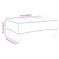 vidaXL Fußhocker Dunkelgrau 77x55x31 cm Samt vidaXL Fußhocker Dunkelgrau 77x55x31 cm Samt