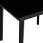vidaXL 3-tlg. Garten-Essgruppe mit Kissen Schwarz Poly Rattan vidaXL 3-tlg. Garten-Essgruppe mit Kissen Schwarz Poly Rattan