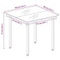 vidaXL 3-tlg. Garten-Essgruppe mit Kissen Schwarz Poly Rattan vidaXL 3-tlg. Garten-Essgruppe mit Kissen Schwarz Poly Rattan