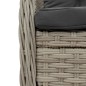 vidaXL 7-tlg. Garten-Essgruppe mit Kissen Hellgrau Poly Rattan vidaXL 7-tlg. Garten-Essgruppe mit Kissen Hellgrau Poly Rattan