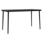 vidaXL 5-tlg. Garten-Essgruppe mit Kissen Schwarz Poly Rattan vidaXL 5-tlg. Garten-Essgruppe mit Kissen Schwarz Poly Rattan