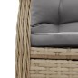vidaXL 7-tlg. Garten-Essgruppe mit Kissen Beige Poly Rattan vidaXL 7-tlg. Garten-Essgruppe mit Kissen Beige Poly Rattan