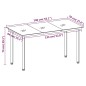 vidaXL 5-tlg. Garten-Essgruppe mit Kissen Braun Poly Rattan vidaXL 5-tlg. Garten-Essgruppe mit Kissen Braun Poly Rattan