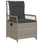 vidaXL 7-tlg. Garten-Essgruppe mit Kissen Hellgrau Poly Rattan vidaXL 7-tlg. Garten-Essgruppe mit Kissen Hellgrau Poly Rattan