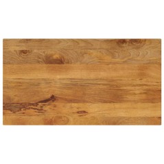 vidaXL Tischplatte 100x70x2,5 cm Rechteckig Massivholz Mango