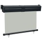 vidaXL Balkon-Seitenmarkise 125x250 cm Grau vidaXL Balkon-Seitenmarkise 125x250 cm Grau