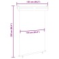 vidaXL Balkon-Seitenmarkise 125x250 cm Grau vidaXL Balkon-Seitenmarkise 125x250 cm Grau