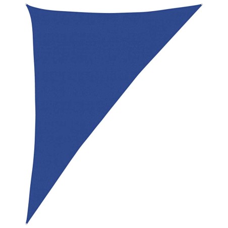 vidaXL Sonnensegel 160 g/m² Dreieckig Blau 4x5x6,8 m HDPE