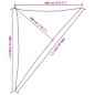 vidaXL Sonnensegel 160 g/m² Dreieckig Blau 4x5x6,8 m HDPE vidaXL Sonnensegel 160 g/m² Dreieckig Blau 4x5x6,8 m HDPE