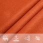 vidaXL Sonnensegel 160 g/m² Dreieckig Orange 4,5x4,5x4,5 m HDPE vidaXL Sonnensegel 160 g/m² Dreieckig Orange 4,5x4,5x4,5 m HDPE
