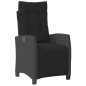 vidaXL 5-tlg. Garten-Essgruppe mit Kissen Schwarz Poly Rattan vidaXL 5-tlg. Garten-Essgruppe mit Kissen Schwarz Poly Rattan
