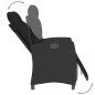 vidaXL 5-tlg. Garten-Essgruppe mit Kissen Schwarz Poly Rattan vidaXL 5-tlg. Garten-Essgruppe mit Kissen Schwarz Poly Rattan