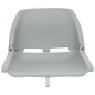 vidaXL 2-tlg. Bootssitz-Set Klappbar Grau vidaXL 2-tlg. Bootssitz-Set Klappbar Grau