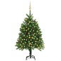Künstlicher Weihnachtsbaum mit LEDs & Kugeln 120 cm Grün Künstlicher Weihnachtsbaum mit LEDs & Kugeln 120 cm Grün