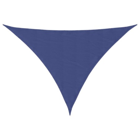 vidaXL Sonnensegel Oxford-Gewebe Dreieckig 3,5x3,5x4,9 m Blau 