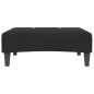 vidaXL Schlafsofa 2-Sitzer mit Fußhocker Schwarz Samt vidaXL Schlafsofa 2-Sitzer mit Fußhocker Schwarz Samt
