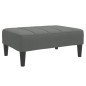 vidaXL Schlafsofa 2-Sitzer mit Fußhocker Dunkelgrau Stoff vidaXL Schlafsofa 2-Sitzer mit Fußhocker Dunkelgrau Stoff