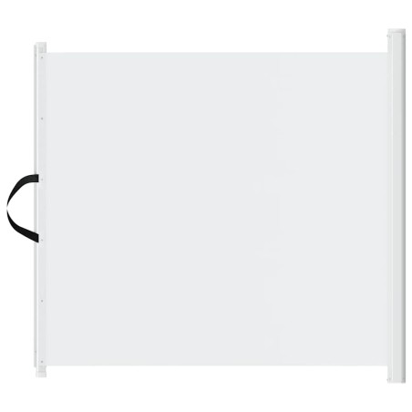vidaXL Haustier-Barriere Ausziehbar Weiß 102,5x125 cm