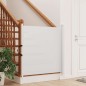 vidaXL Haustier-Barriere Ausziehbar Weiß 102,5x125 cm vidaXL Haustier-Barriere Ausziehbar Weiß 102,5x125 cm
