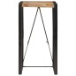 vidaXL Bartisch 60x55x110 cm Altholz Massiv vidaXL Bartisch 60x55x110 cm Altholz Massiv