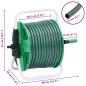 vidaXL Schlauchtrommel Freistehend Grün mit 50 m Schlauch PVC vidaXL Schlauchtrommel Freistehend Grün mit 50 m Schlauch PVC