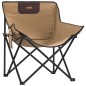 vidaXL Campingstühle 2 Stk. mit Tasche Klappbar Braun vidaXL Campingstühle 2 Stk. mit Tasche Klappbar Braun