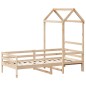 vidaXL Tagesbett mit Dach 80x200 cm Massivholz Kiefer vidaXL Tagesbett mit Dach 80x200 cm Massivholz Kiefer