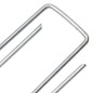 vidaXL Bodenanker U-Form 25 Stk. 15x3,5 cm Verzinkter Stahl vidaXL Bodenanker U-Form 25 Stk. 15x3,5 cm Verzinkter Stahl