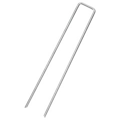 vidaXL Bodenanker 25 Stk. U-Form 20x3,5 cm Verzinkter Stahl