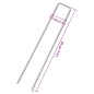 vidaXL Bodenanker 25 Stk. U-Form 20x3,5 cm Verzinkter Stahl vidaXL Bodenanker 25 Stk. U-Form 20x3,5 cm Verzinkter Stahl