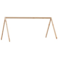 vidaXL Dach für Kinderbett 209x85,5x88 cm Massivholz Kiefer