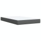 vidaXL Boxspringbett mit Matratze Dunkelgrau 120x200 cm Stoff vidaXL Boxspringbett mit Matratze Dunkelgrau 120x200 cm Stoff