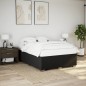 vidaXL Boxspringbett mit Matratze Schwarz 140x190 cm Stoff vidaXL Boxspringbett mit Matratze Schwarz 140x190 cm Stoff