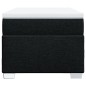 vidaXL Boxspringbett mit Matratze Schwarz 100x200 cm Stoff vidaXL Boxspringbett mit Matratze Schwarz 100x200 cm Stoff
