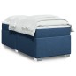 vidaXL Boxspringbett mit Matratze Blau 80x200 cm Stoff vidaXL Boxspringbett mit Matratze Blau 80x200 cm Stoff