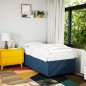 vidaXL Boxspringbett mit Matratze Blau 80x200 cm Stoff vidaXL Boxspringbett mit Matratze Blau 80x200 cm Stoff