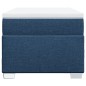 vidaXL Boxspringbett mit Matratze Blau 80x200 cm Stoff vidaXL Boxspringbett mit Matratze Blau 80x200 cm Stoff