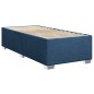 vidaXL Boxspringbett mit Matratze Blau 80x200 cm Stoff vidaXL Boxspringbett mit Matratze Blau 80x200 cm Stoff