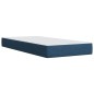 vidaXL Boxspringbett mit Matratze Blau 80x200 cm Stoff vidaXL Boxspringbett mit Matratze Blau 80x200 cm Stoff