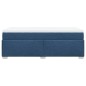vidaXL Boxspringbett mit Matratze Blau 80x200 cm Stoff vidaXL Boxspringbett mit Matratze Blau 80x200 cm Stoff