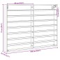 vidaXL Vitrinenschrank Weiß 100x8,5x75 cm Holzwerkstoff vidaXL Vitrinenschrank Weiß 100x8,5x75 cm Holzwerkstoff