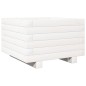 vidaXL Pflanzkübel Weiß 40x40x26,5 cm Massivholz Kiefer vidaXL Pflanzkübel Weiß 40x40x26,5 cm Massivholz Kiefer