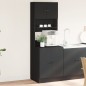 vidaXL Küchenschrank Schwarz 60x50x180 cm Holzwerkstoff vidaXL Küchenschrank Schwarz 60x50x180 cm Holzwerkstoff