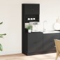 vidaXL Küchenschrank Schwarz 60x50x180 cm Holzwerkstoff vidaXL Küchenschrank Schwarz 60x50x180 cm Holzwerkstoff