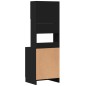 vidaXL Küchenschrank Schwarz 60x50x180 cm Holzwerkstoff vidaXL Küchenschrank Schwarz 60x50x180 cm Holzwerkstoff