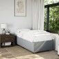vidaXL Bettgestell ohne Matratze Hellgrau 100x200 cm Stoff vidaXL Bettgestell ohne Matratze Hellgrau 100x200 cm Stoff