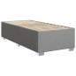 vidaXL Bettgestell ohne Matratze Hellgrau 100x200 cm Stoff vidaXL Bettgestell ohne Matratze Hellgrau 100x200 cm Stoff