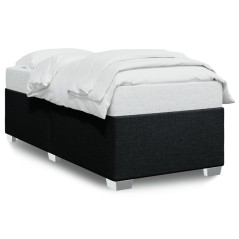 vidaXL Bettgestell ohne Matratze Schwarz 90x190 cm Stoff